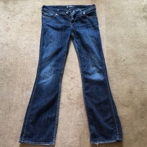 Size W30/L33 Silver jeans